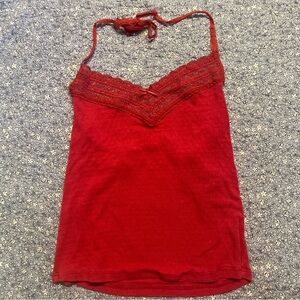 Arianne Scarlet Lace Camisole